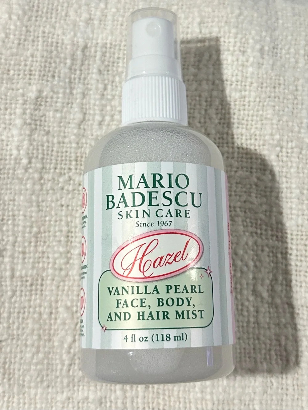 Mario Badescu- Hazel Vanilla Pearl face, body and hair mist